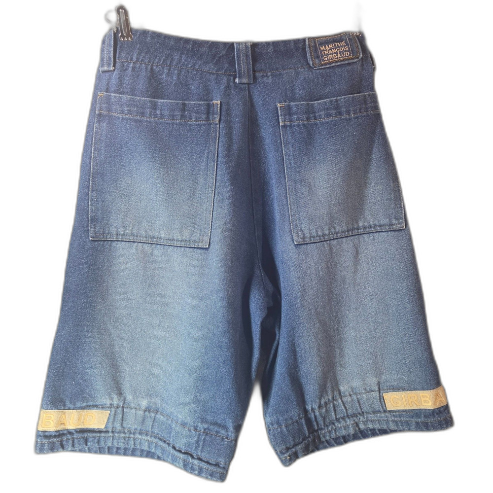 Marithe Francois Girbaud Women's 36 Denim Shorts Vintage Shuttle Tape - Picture 2 of 8
